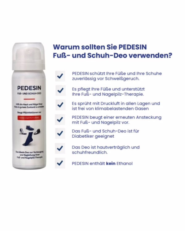 PEDESIN Fuß- und Schuhdeo 1 x 100 ml – Bild 3